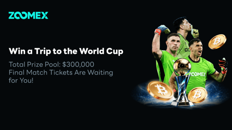 Score a Premium World Cup Hospitality Experience! ZOOMEX World Cup Carnival Opens with a $300,000 Prize Pool Score a Premium World Cup Hospitality Experience! ZOOMEX World Cup Carnival Opens with a $300,000 Prize Pool