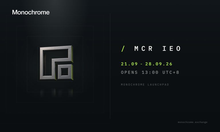 Multi-Asset Trading Venue Monochrome Exchange Announces IEO of Its Native Token, $MCR