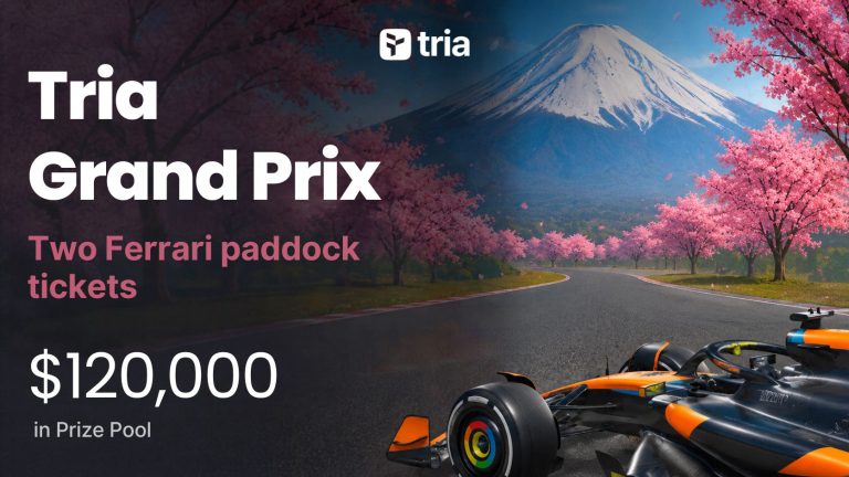 Tria Debuts $120K Tria Grand Prix Perpetual Futures Trading Competition—2 Champions to Ferrari F1 Paddock Club